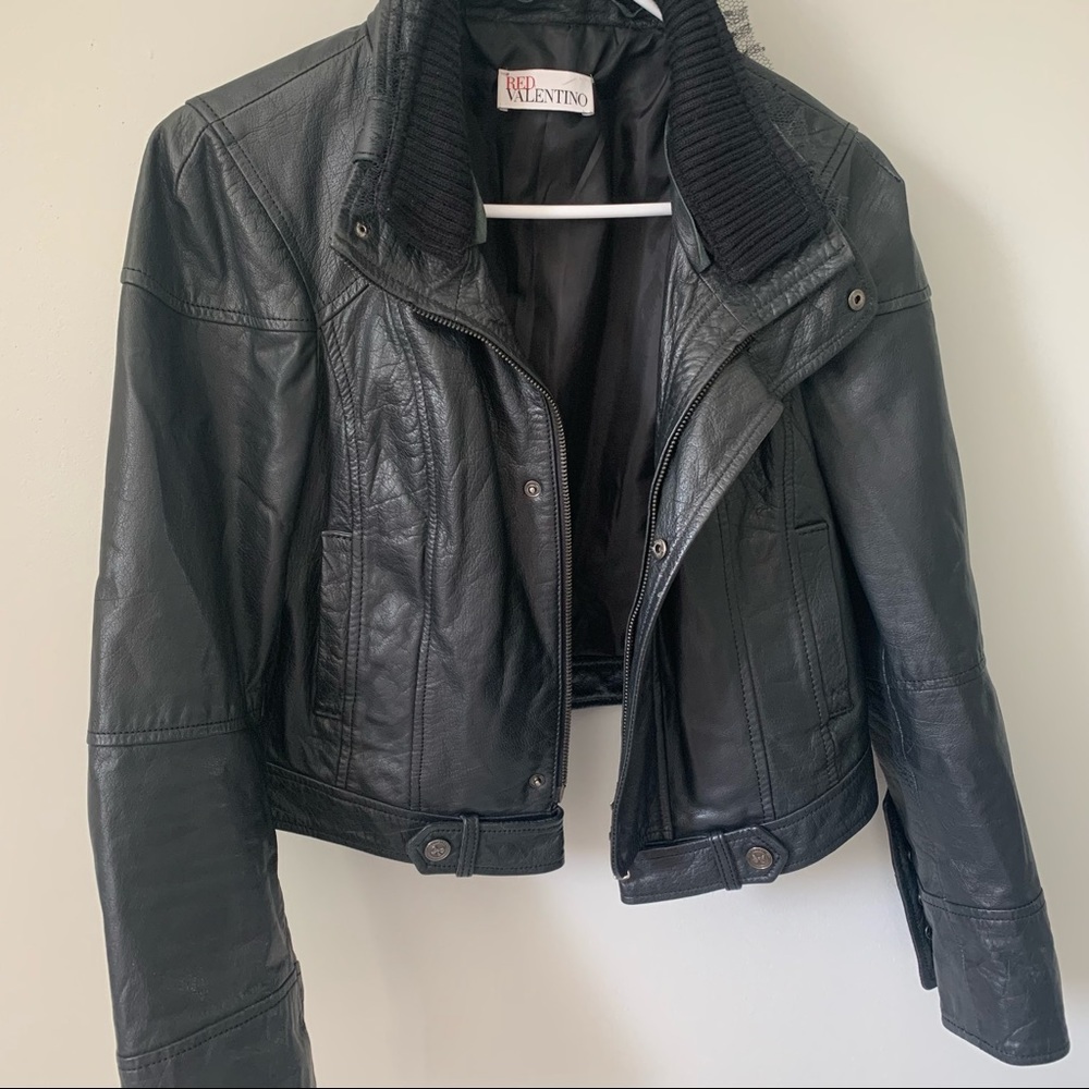 RED Valentino Leather jacket